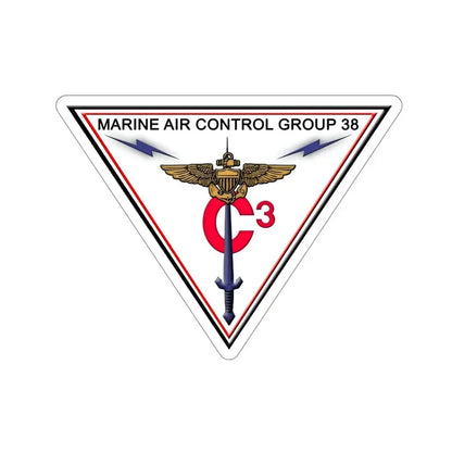 Marine Air Control Group 38 (USMC) STICKER Vinyl Die-Cut Decal 4 Inch - The Sticker Space