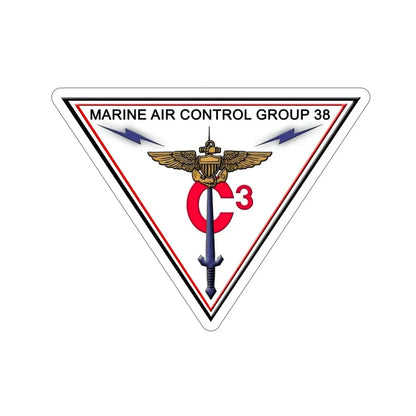 Marine Air Control Group 38 (USMC) STICKER Vinyl Die-Cut Decal - The Sticker Space