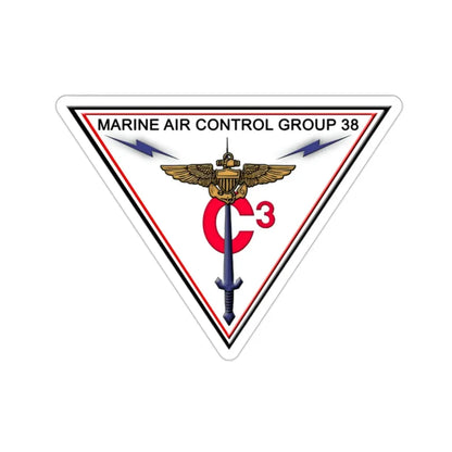 Marine Air Control Group 38 (USMC) STICKER Vinyl Die-Cut Decal - The Sticker Space