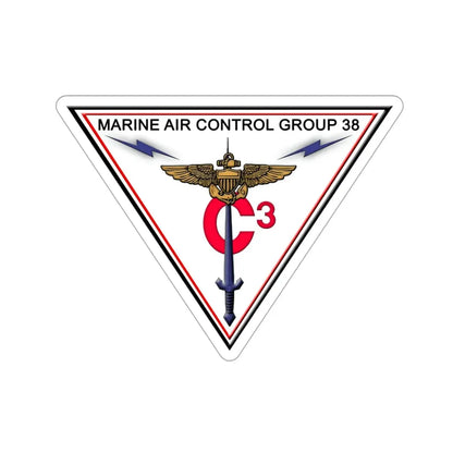 Marine Air Control Group 38 (USMC) STICKER Vinyl Die-Cut Decal - The Sticker Space