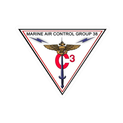 Marine Air Control Group 38 (USMC) STICKER Vinyl Kiss-Cut Decal - The Sticker Space