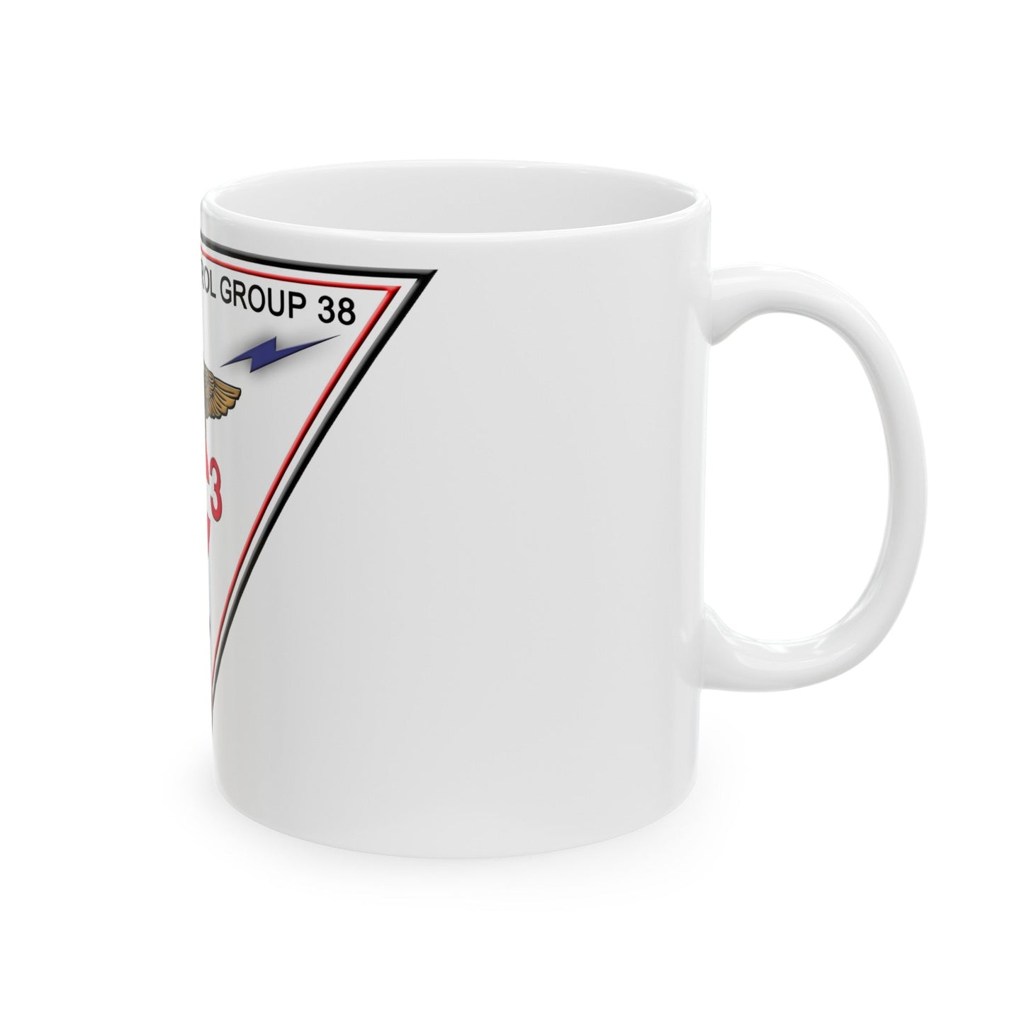 Marine Air Control Group 38 (USMC) White Coffee Mug-The Sticker Space