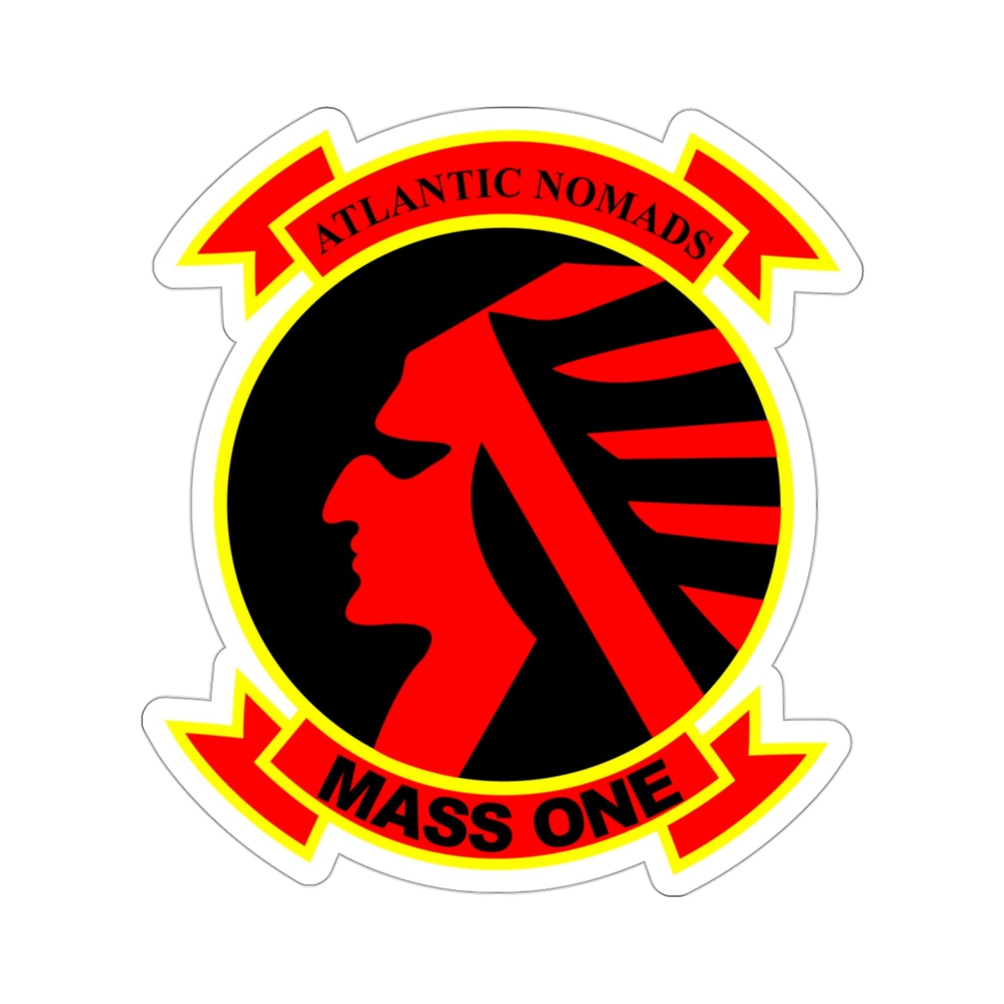 Marine Air Support Squadron 1 (USMC) STICKER Vinyl Die-Cut Decal-3 Inch-The Sticker Space