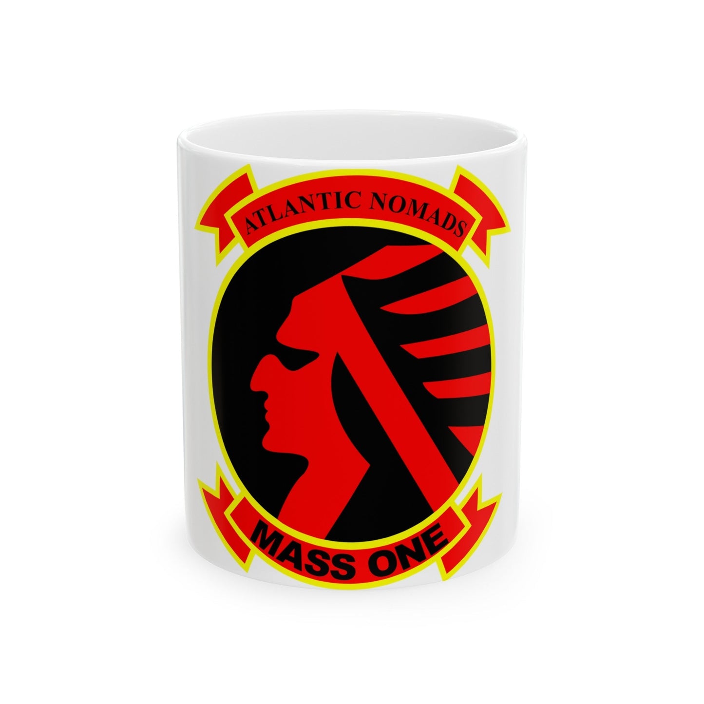 Marine Air Support Squadron 1 (USMC) White Coffee Mug-11oz-The Sticker Space