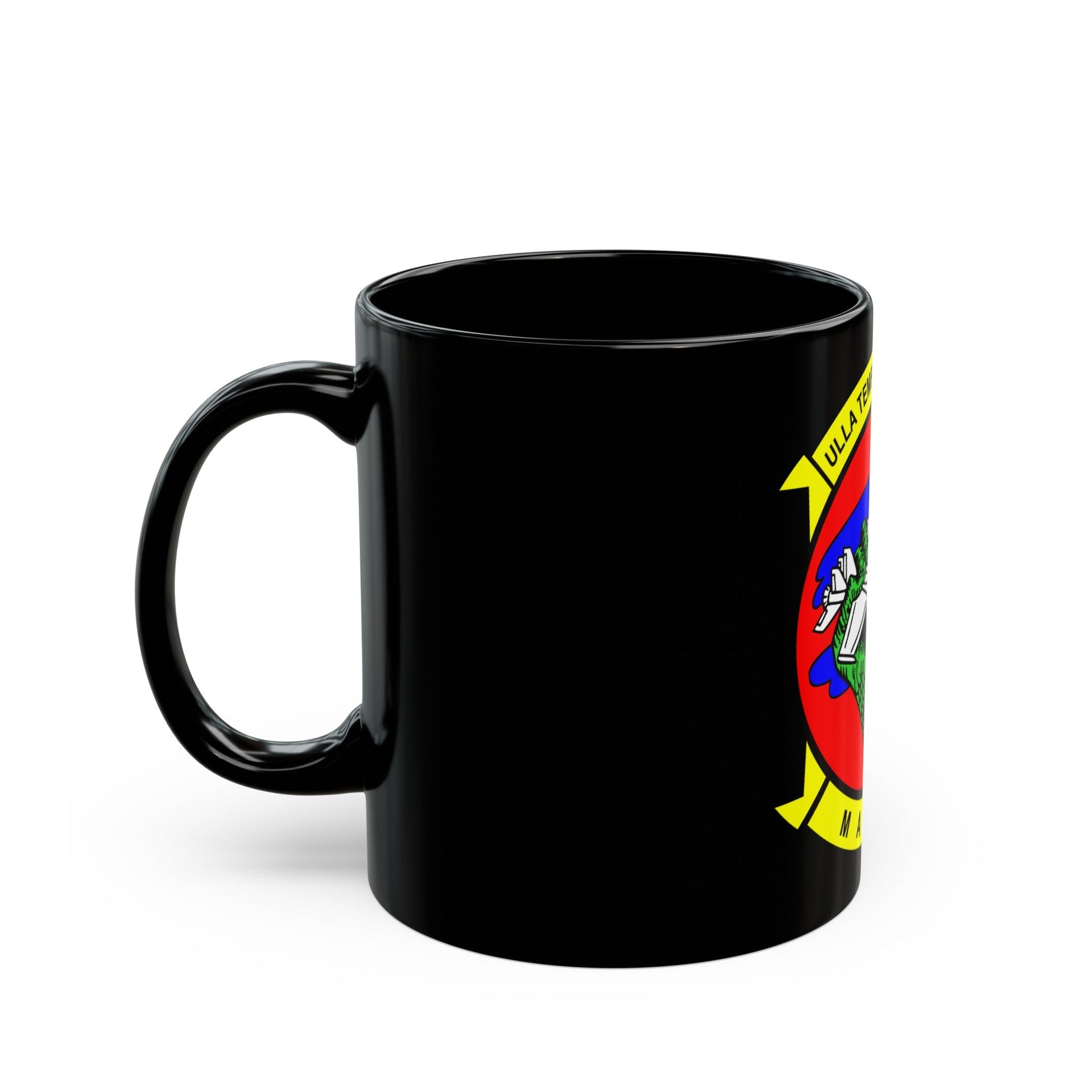 Marine Air Support Squadron 3 (USMC) Black Coffee Mug-The Sticker Space