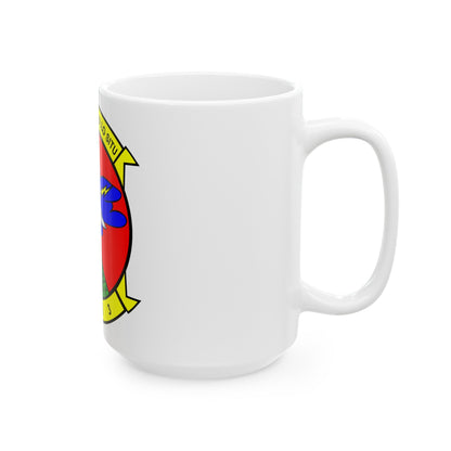 Marine Air Support Squadron 3 (USMC) White Coffee Mug-The Sticker Space