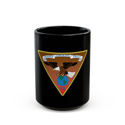 Marine Aircraft Group 13 alt (USMC) Black Coffee Mug-15oz-The Sticker Space