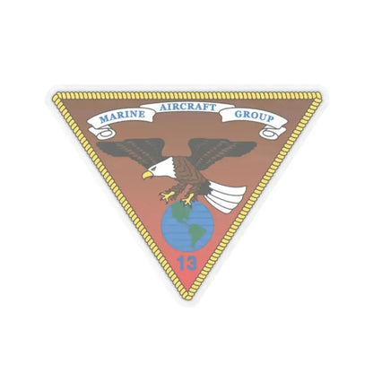 Marine Aircraft Group 13 alt (USMC) STICKER Vinyl Kiss-Cut Decal 2 Inch Transparent - The Sticker Space