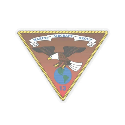 Marine Aircraft Group 13 alt (USMC) STICKER Vinyl Kiss-Cut Decal 3 Inch Transparent - The Sticker Space