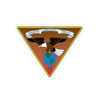Marine Aircraft Group 13 alt (USMC) Transparent STICKER Die-Cut Vinyl Decal - The Sticker Space