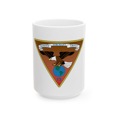 Marine Aircraft Group 13 alt (USMC) White Coffee Mug-15oz-The Sticker Space