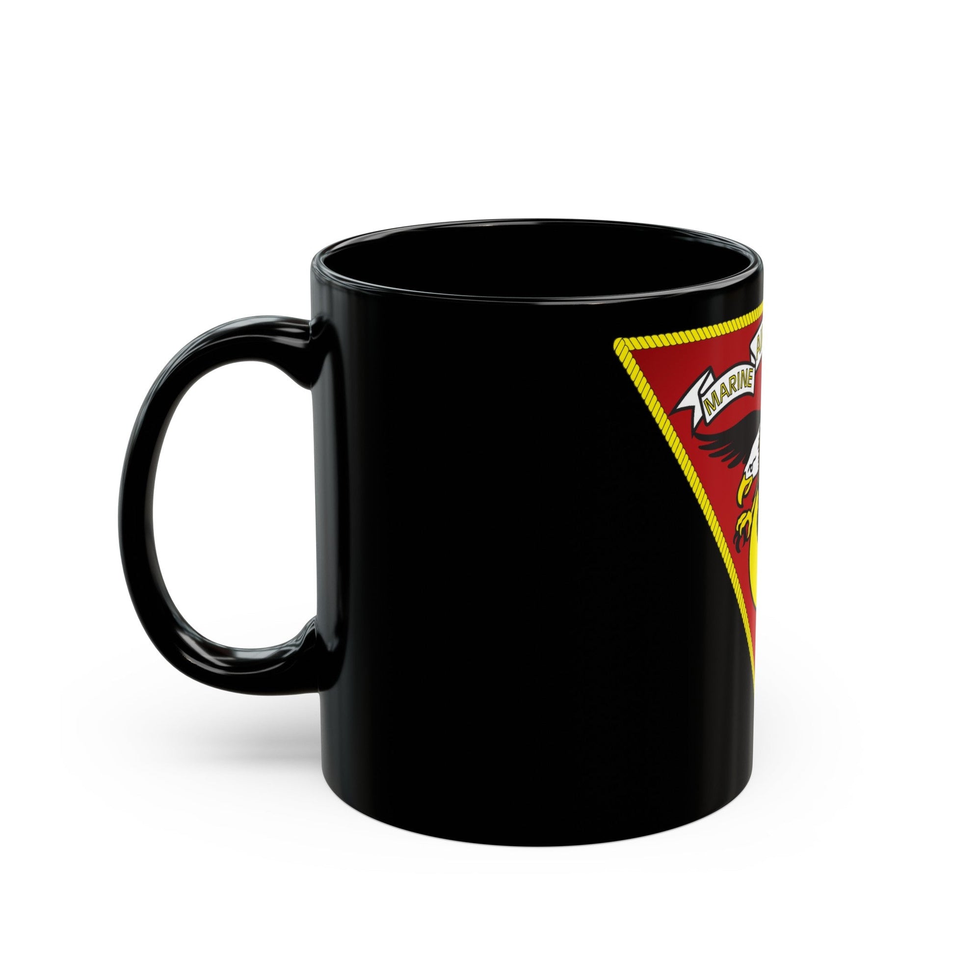 Marine Aircraft Group 13 (USMC) Black Coffee Mug-The Sticker Space