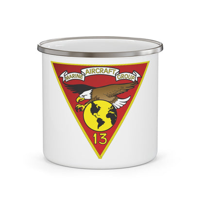 Marine Aircraft Group 13 (USMC) Enamel Mug-12oz-The Sticker Space