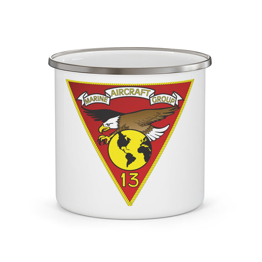 Marine Aircraft Group 13 (USMC) Enamel Mug-12oz-The Sticker Space