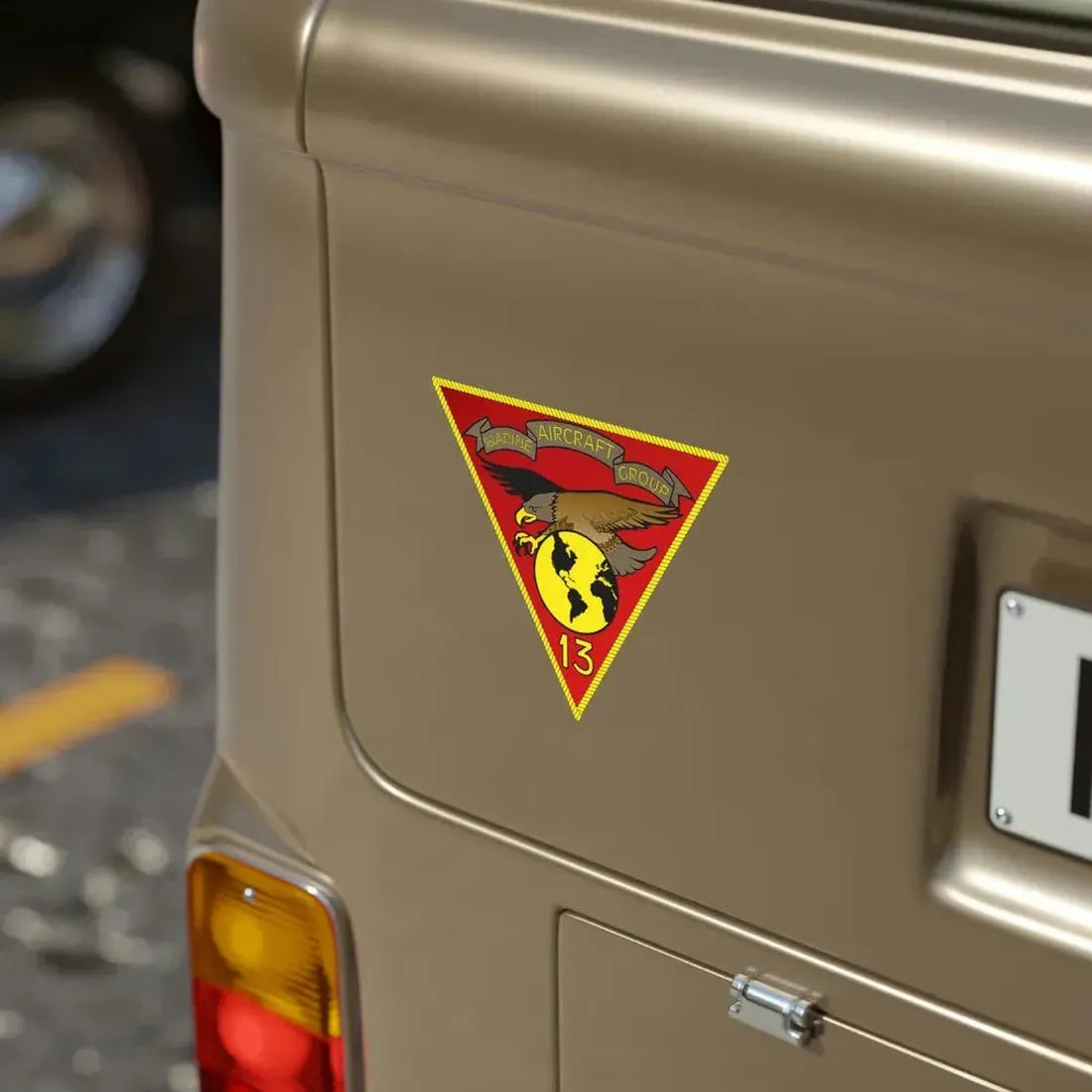 Marine Aircraft Group 13 (USMC) Transparent STICKER Die-Cut Vinyl Decal - The Sticker Space