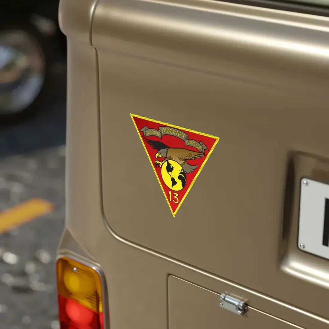 Marine Aircraft Group 13 (USMC) Transparent STICKER Die-Cut Vinyl Decal - The Sticker Space