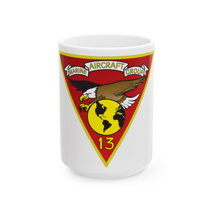 Marine Aircraft Group 13 (USMC) White Coffee Mug-15oz-The Sticker Space