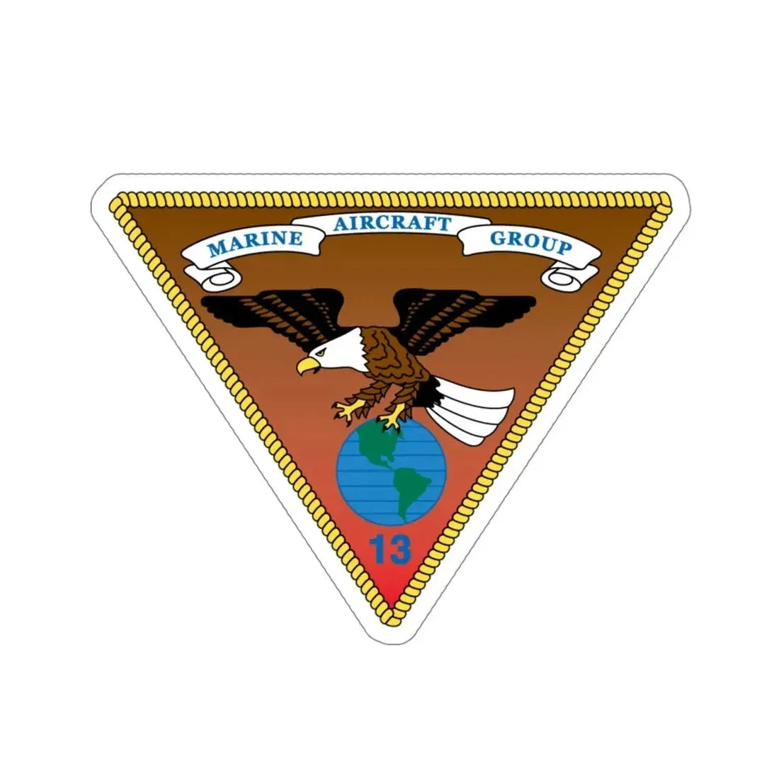Marine Aircraft Group 13 v2 (USMC) STICKER Vinyl Die-Cut Decal 4 Inch - The Sticker Space