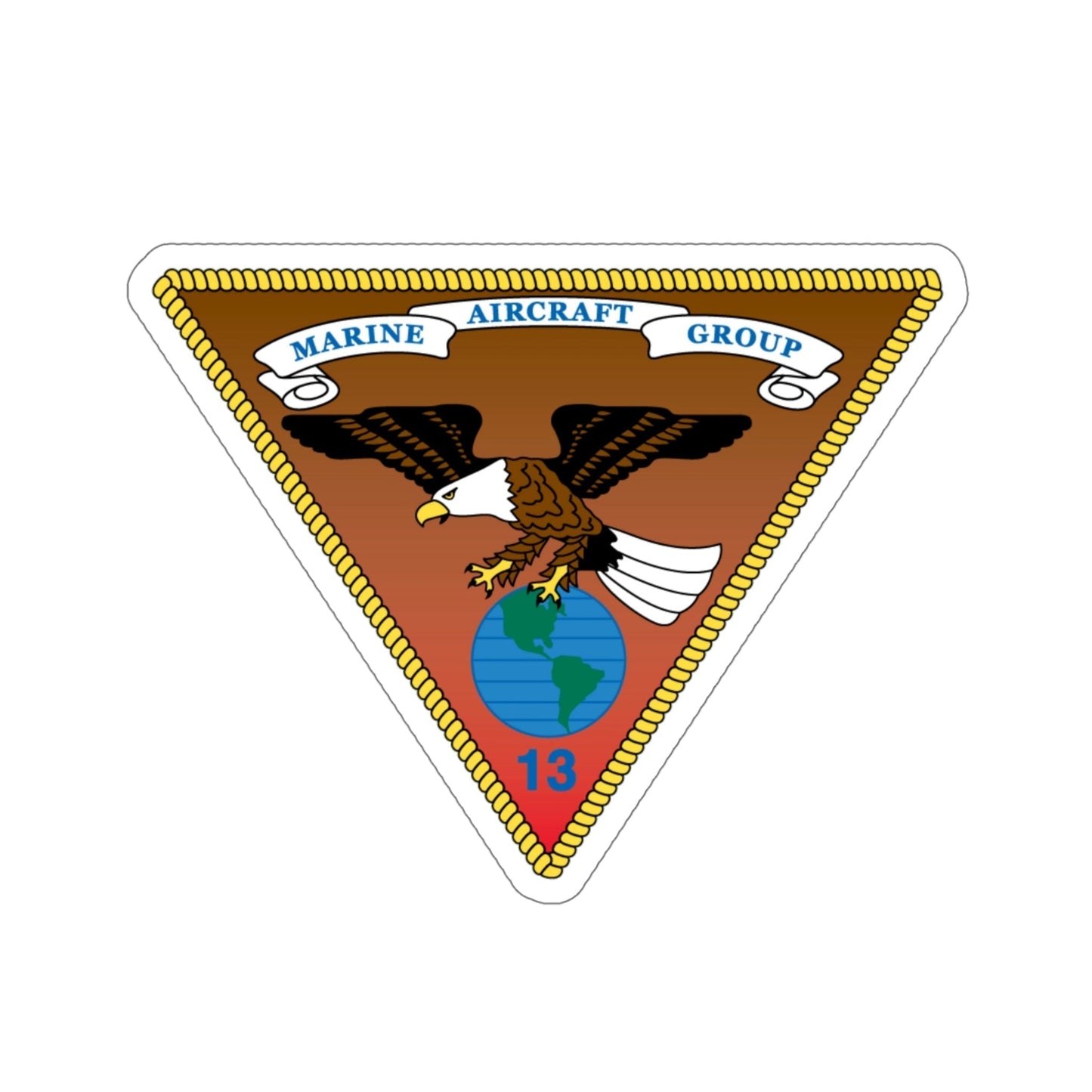 Marine Aircraft Group 13 v2 (USMC) STICKER Vinyl Die-Cut Decal-5 Inch-The Sticker Space