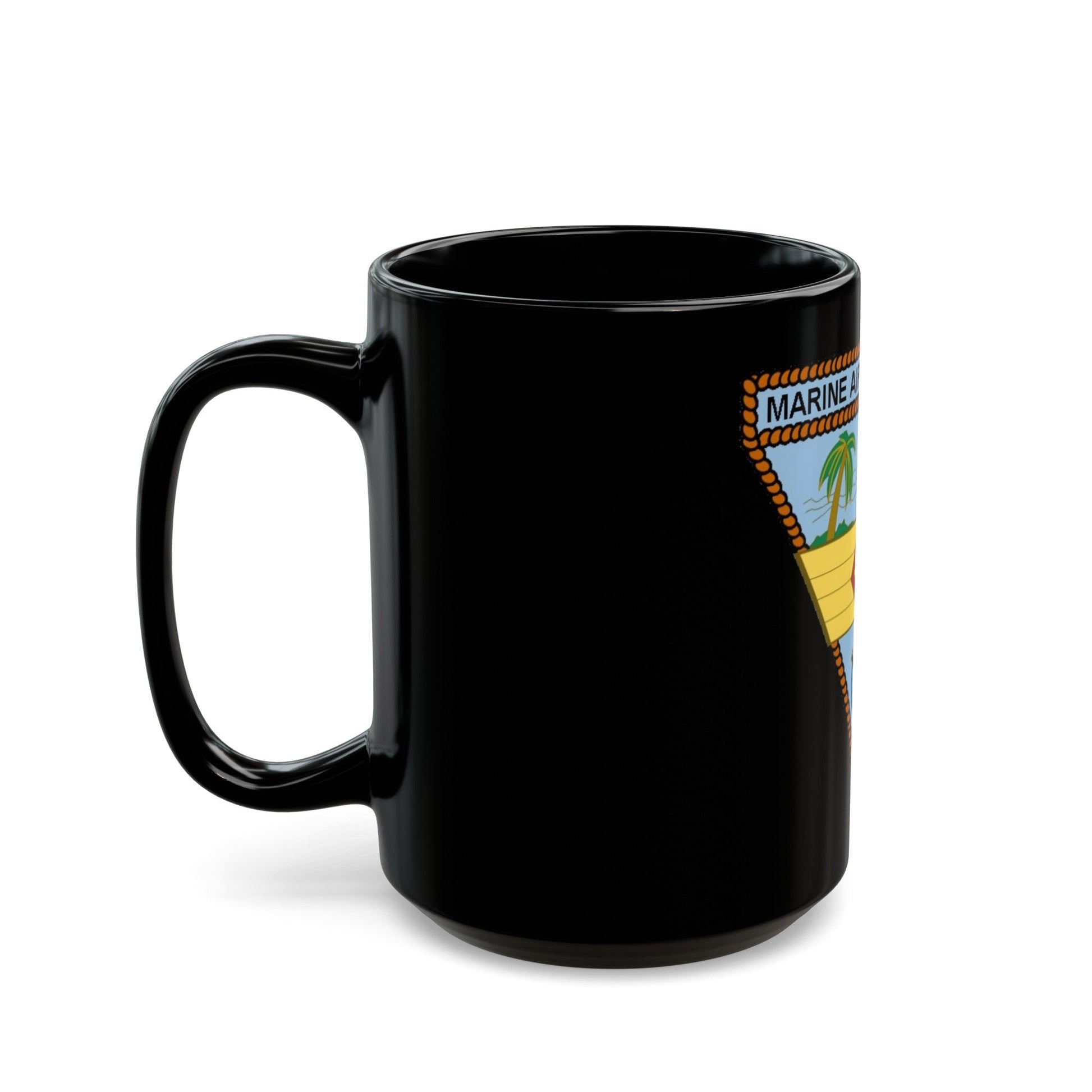 Marine Aircraft Group 26 (USMC) Black Coffee Mug-The Sticker Space