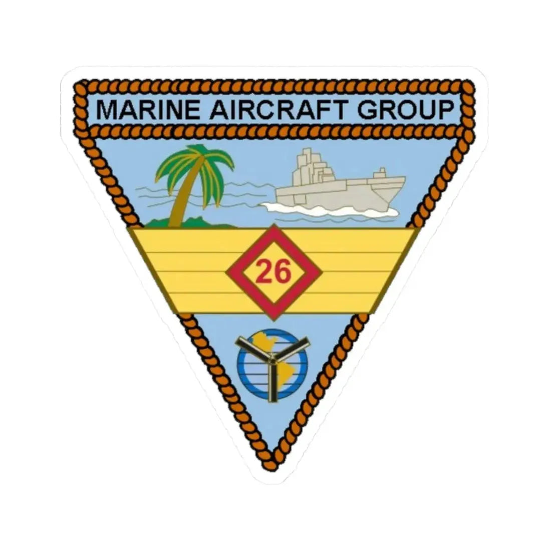 Marine Aircraft Group 26 (USMC) STICKER Vinyl Kiss-Cut Decal - The Sticker Space