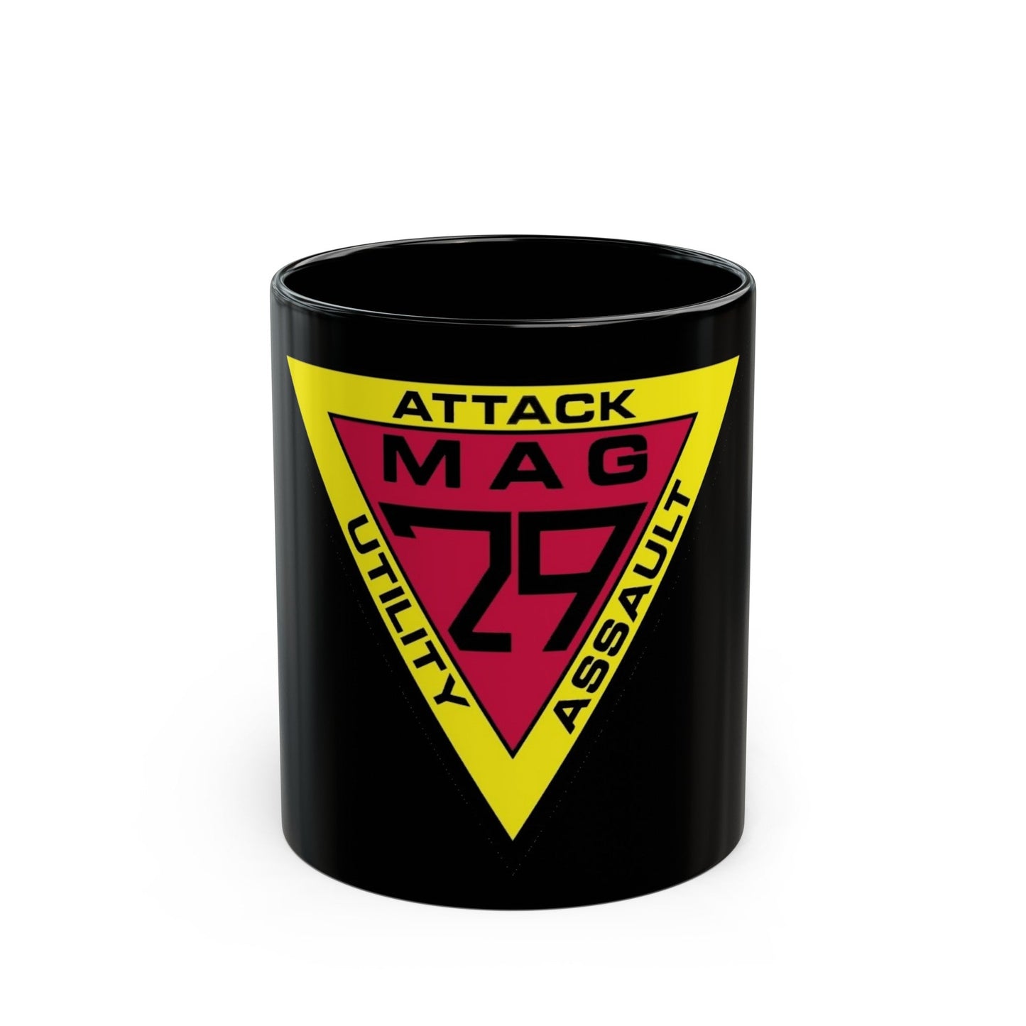 Marine Aircraft Group 29 (USMC) Black Coffee Mug-11oz-The Sticker Space