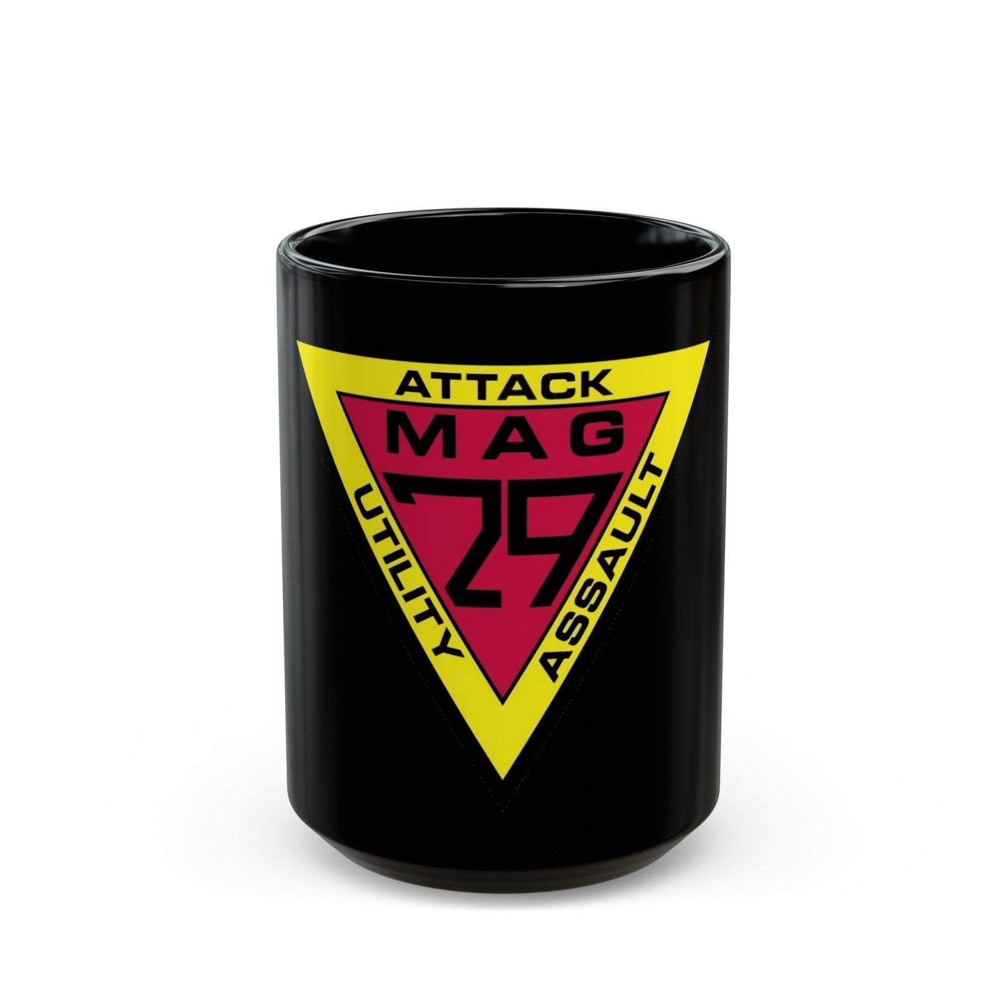 Marine Aircraft Group 29 (USMC) Black Coffee Mug-15oz-The Sticker Space