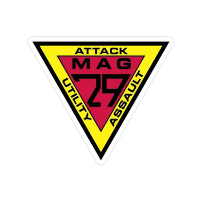 Marine Aircraft Group 29 (USMC) Transparent STICKER Die-Cut Vinyl Decal - The Sticker Space