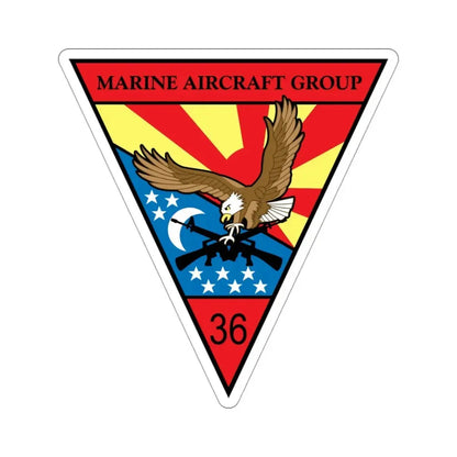 Marine Aircraft Group 36 (USMC) STICKER Vinyl Die-Cut Decal 3 Inch - The Sticker Space