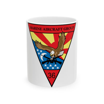 Marine Aircraft Group 36 (USMC) White Coffee Mug-11oz-The Sticker Space