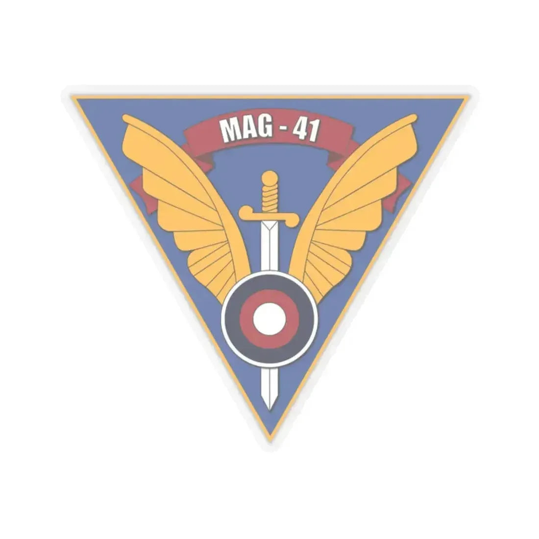Marine Aircraft Group 41 (USMC) STICKER Vinyl Kiss-Cut Decal 2 Inch Transparent - The Sticker Space