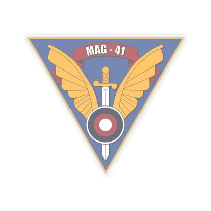 Marine Aircraft Group 41 (USMC) STICKER Vinyl Kiss-Cut Decal 2 Inch Transparent - The Sticker Space