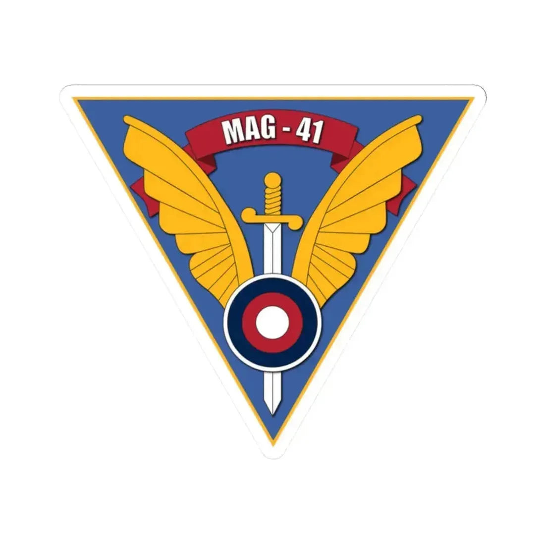Marine Aircraft Group 41 (USMC) STICKER Vinyl Kiss-Cut Decal 2 Inch White - The Sticker Space
