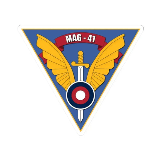 Marine Aircraft Group 41 (USMC) STICKER Vinyl Kiss-Cut Decal 2 Inch White - The Sticker Space