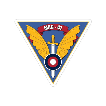 Marine Aircraft Group 41 (USMC) Transparent STICKER Die-Cut Vinyl Decal - The Sticker Space