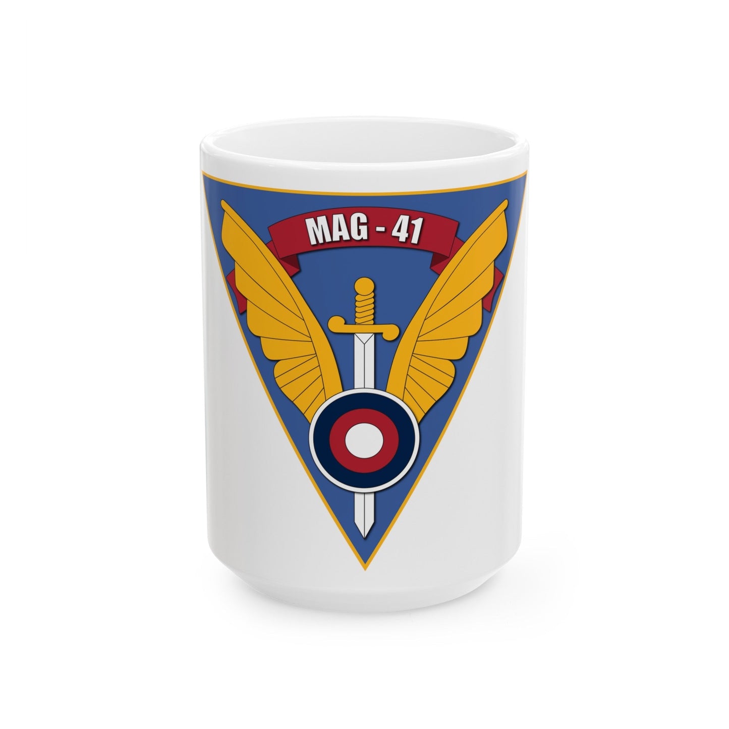 Marine Aircraft Group 41 (USMC) White Coffee Mug-15oz-The Sticker Space