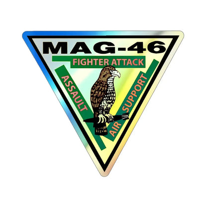 Marine Aircraft Group 46 (USMC) Holographic STICKER Die-Cut Vinyl Decal - The Sticker Space