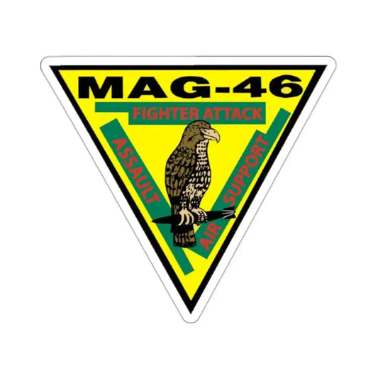 Marine Aircraft Group 46 (USMC) STICKER Vinyl Kiss-Cut Decal 2 Inch White - The Sticker Space