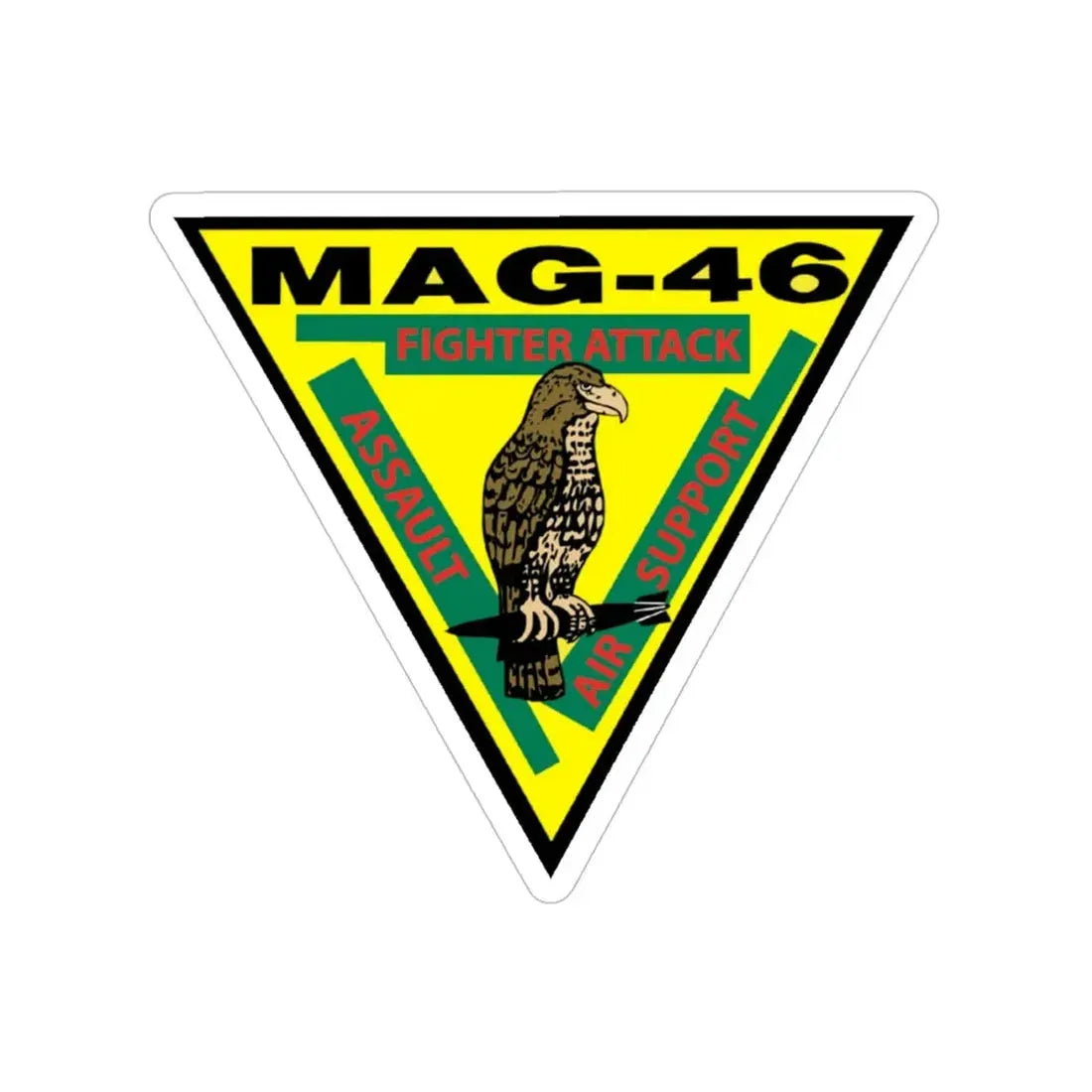 Marine Aircraft Group 46 (USMC) Transparent STICKER Die-Cut Vinyl Decal - The Sticker Space