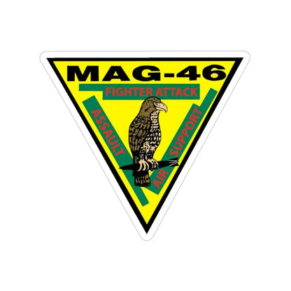 Marine Aircraft Group 46 (USMC) Transparent STICKER Die-Cut Vinyl Decal - The Sticker Space