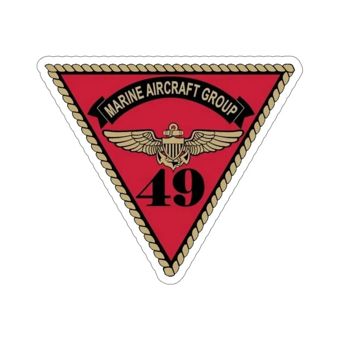 Marine Aircraft Group 49 (USMC) STICKER Vinyl Die-Cut Decal 6 Inch - The Sticker Space
