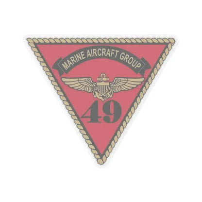 Marine Aircraft Group 49 (USMC) STICKER Vinyl Kiss-Cut Decal 2 Inch Transparent - The Sticker Space