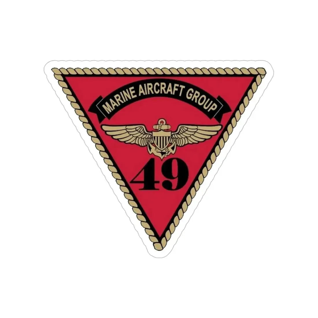 Marine Aircraft Group 49 (USMC) Transparent STICKER Die-Cut Vinyl Decal - The Sticker Space