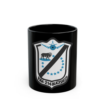 Marine Attack Squadron 214 VMA 214 (USMC) Black Coffee Mug-11oz-The Sticker Space