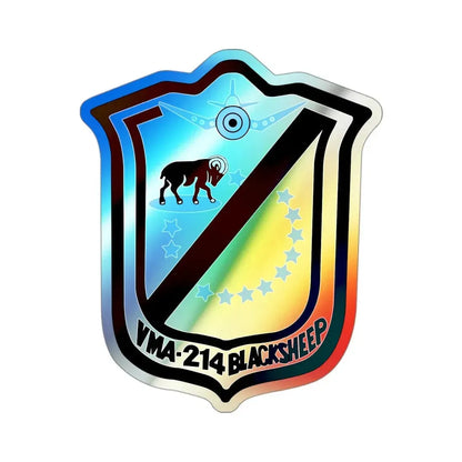 Marine Attack Squadron 214 VMA 214 (USMC) Holographic STICKER Die-Cut Vinyl Decal - The Sticker Space