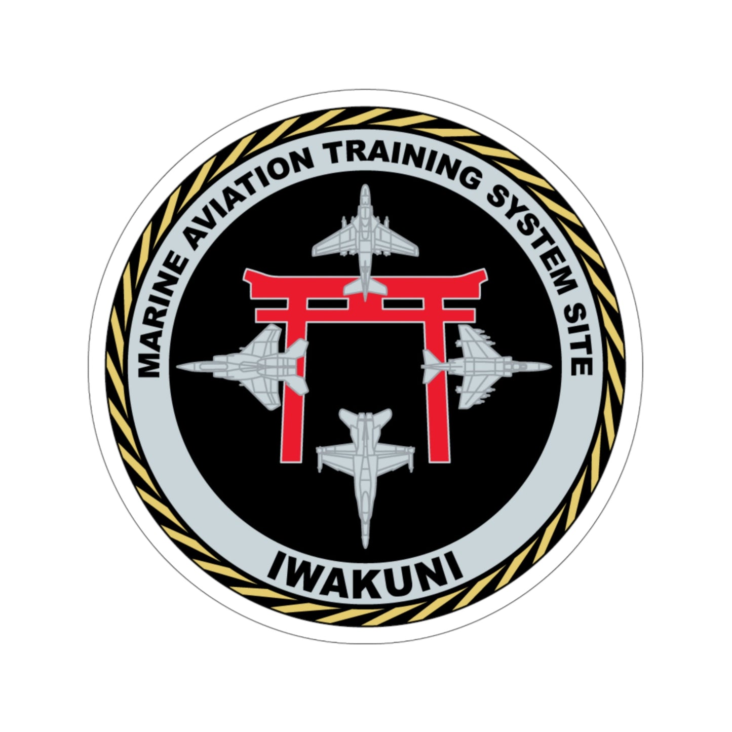 Marine Aviation Training System Site Iwakuni (USMC) STICKER Vinyl Die-Cut Decal-4 Inch-The Sticker Space