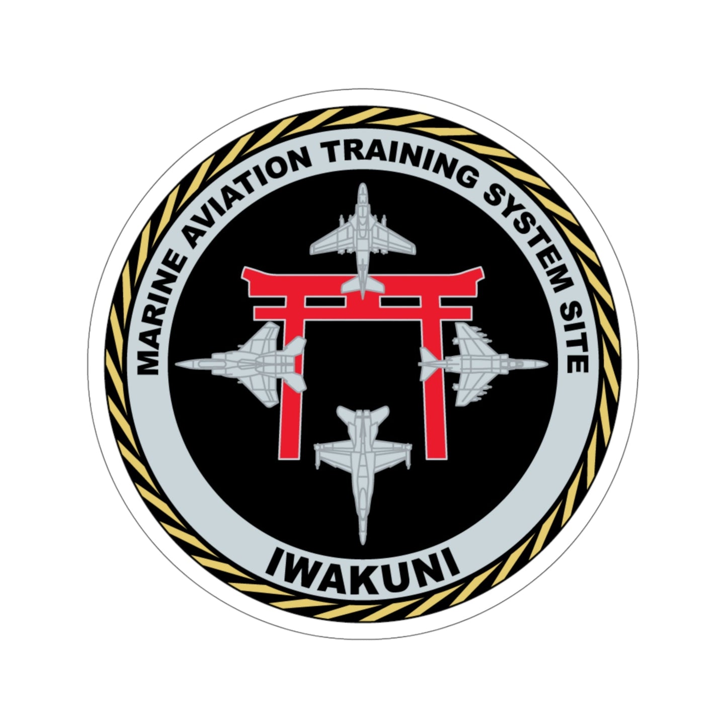 Marine Aviation Training System Site Iwakuni (USMC) STICKER Vinyl Die-Cut Decal-5 Inch-The Sticker Space