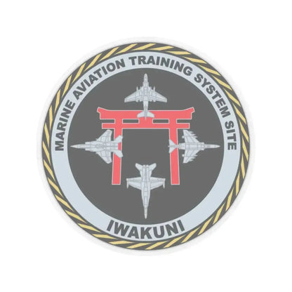 Marine Aviation Training System Site Iwakuni (USMC) STICKER Vinyl Kiss-Cut Decal 2 Inch Transparent - The Sticker Space