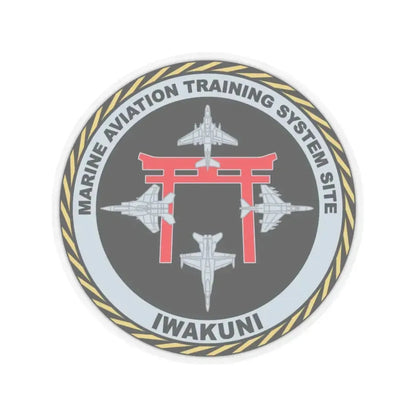 Marine Aviation Training System Site Iwakuni (USMC) STICKER Vinyl Kiss-Cut Decal 3 Inch Transparent - The Sticker Space