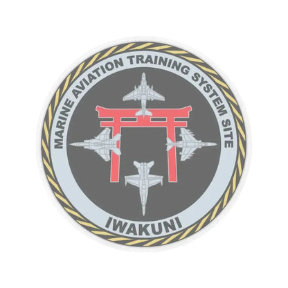 Marine Aviation Training System Site Iwakuni (USMC) STICKER Vinyl Kiss-Cut Decal 6 Inch Transparent - The Sticker Space